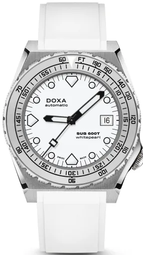 Doxa SUB 600T Whitepearl Rubber D