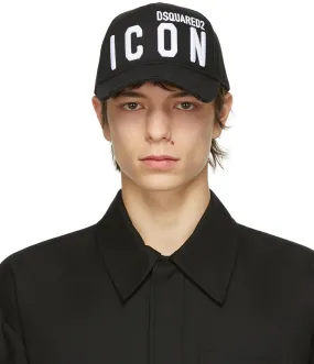 Dsquared2 Black Icon Baseball Cap