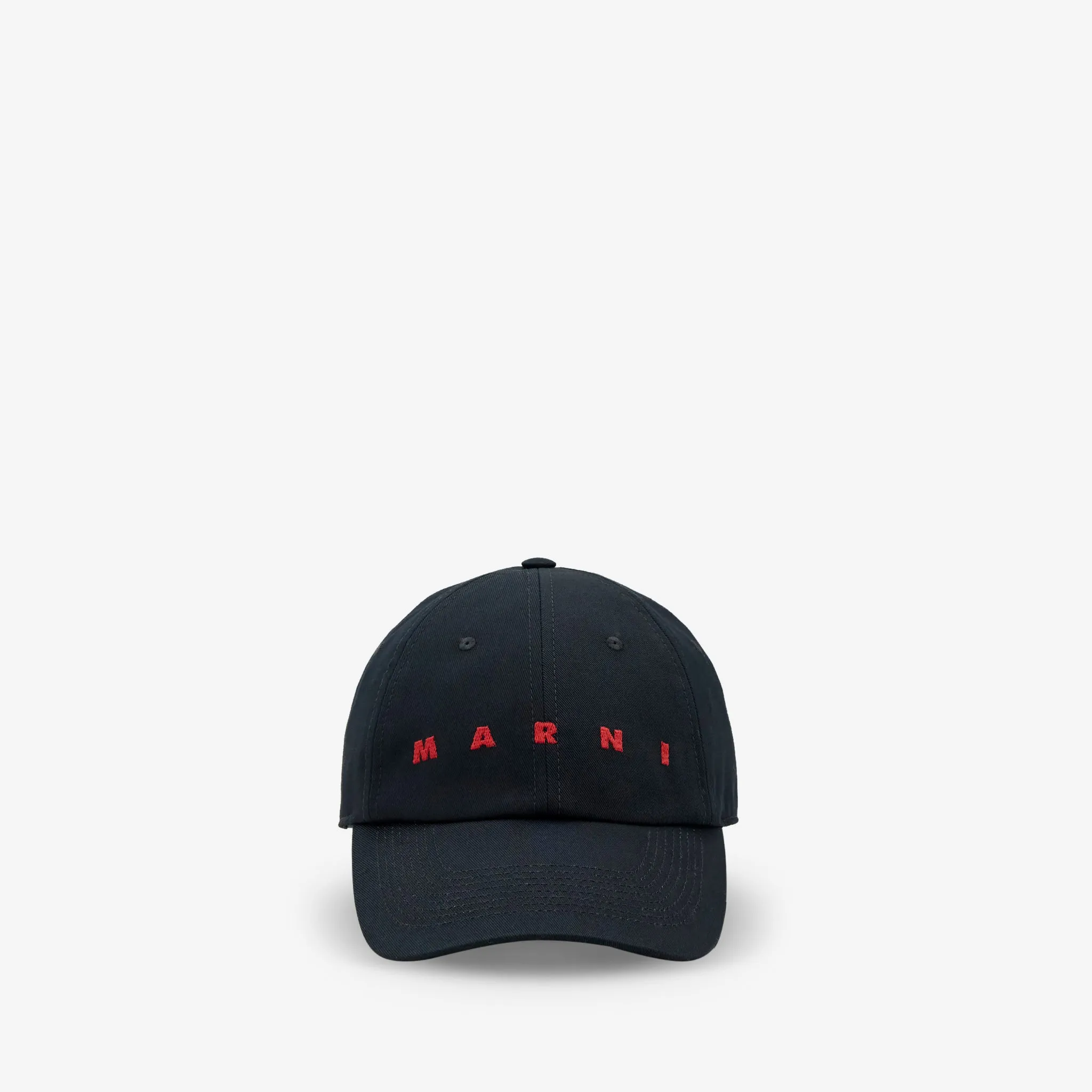Embroidered Logo Baseball Cap Black