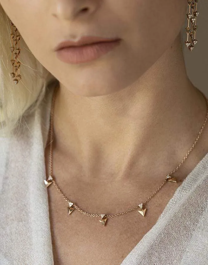 Eruption Rising Diamond Choker