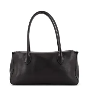 E/W Top Handle Bag Leather