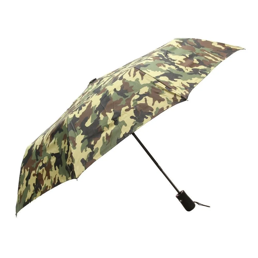 FabSeasons  Camo-Beige Military Printed 3 Fold Umbrella