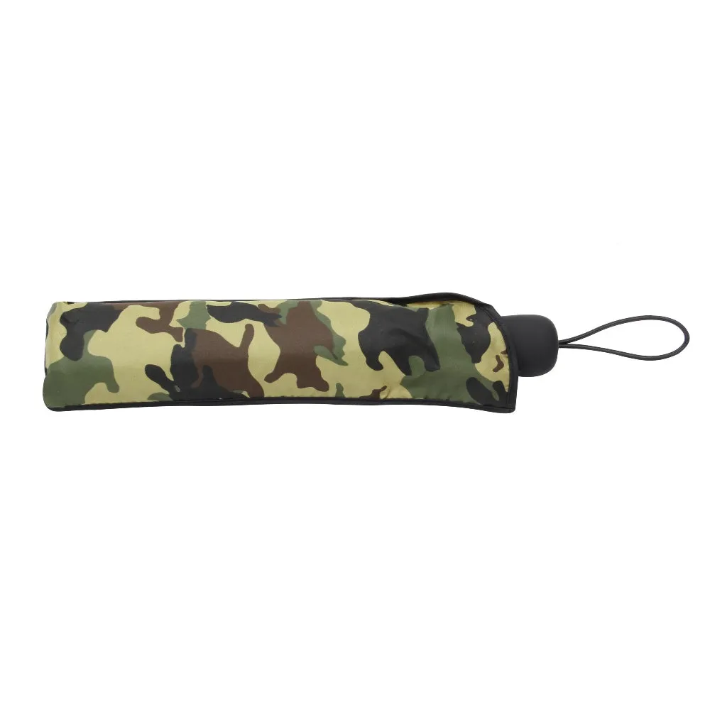 FabSeasons  Camo-Beige Military Printed 3 Fold Umbrella