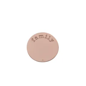 FAMILY HALO (PLATE) ROSE GOLD SMALL