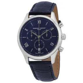 Frederique Constant Classics Chronograph Quartz Blue Dial Men's Watch FC-292MN5B6