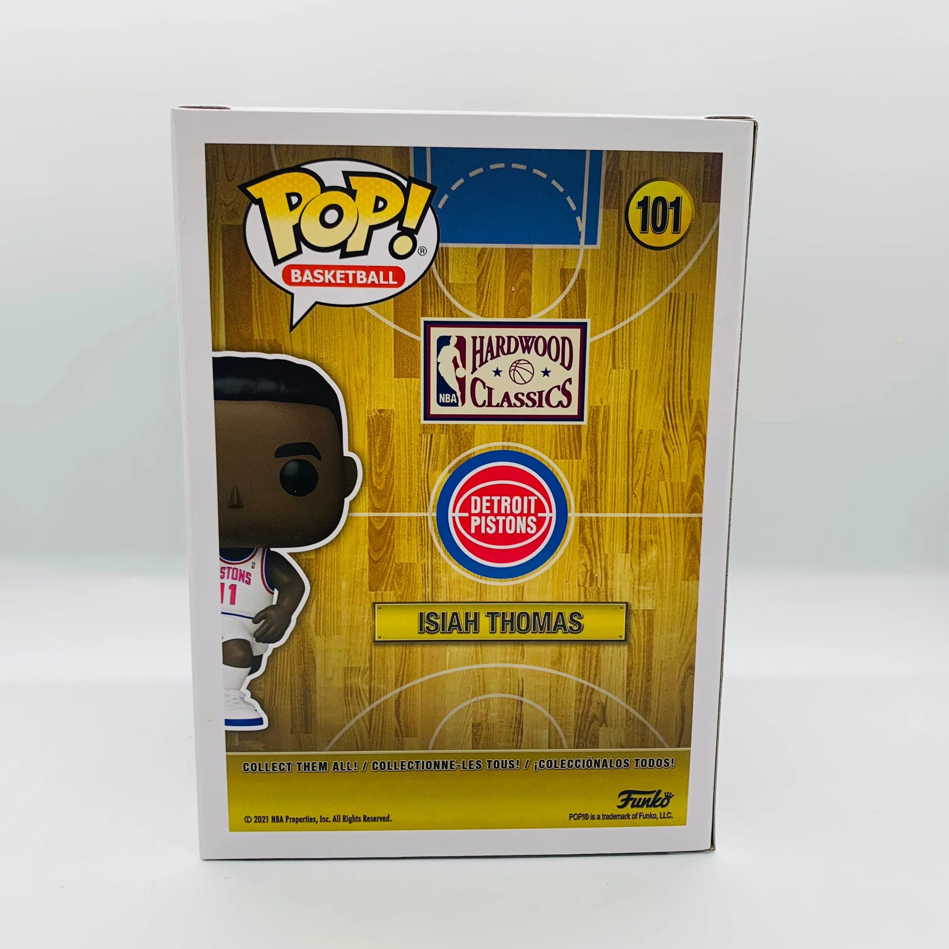 Funko POP! NBA Basketball Legends Isiah Thomas Hardwood Classics Detroit Pistons Figure #101!