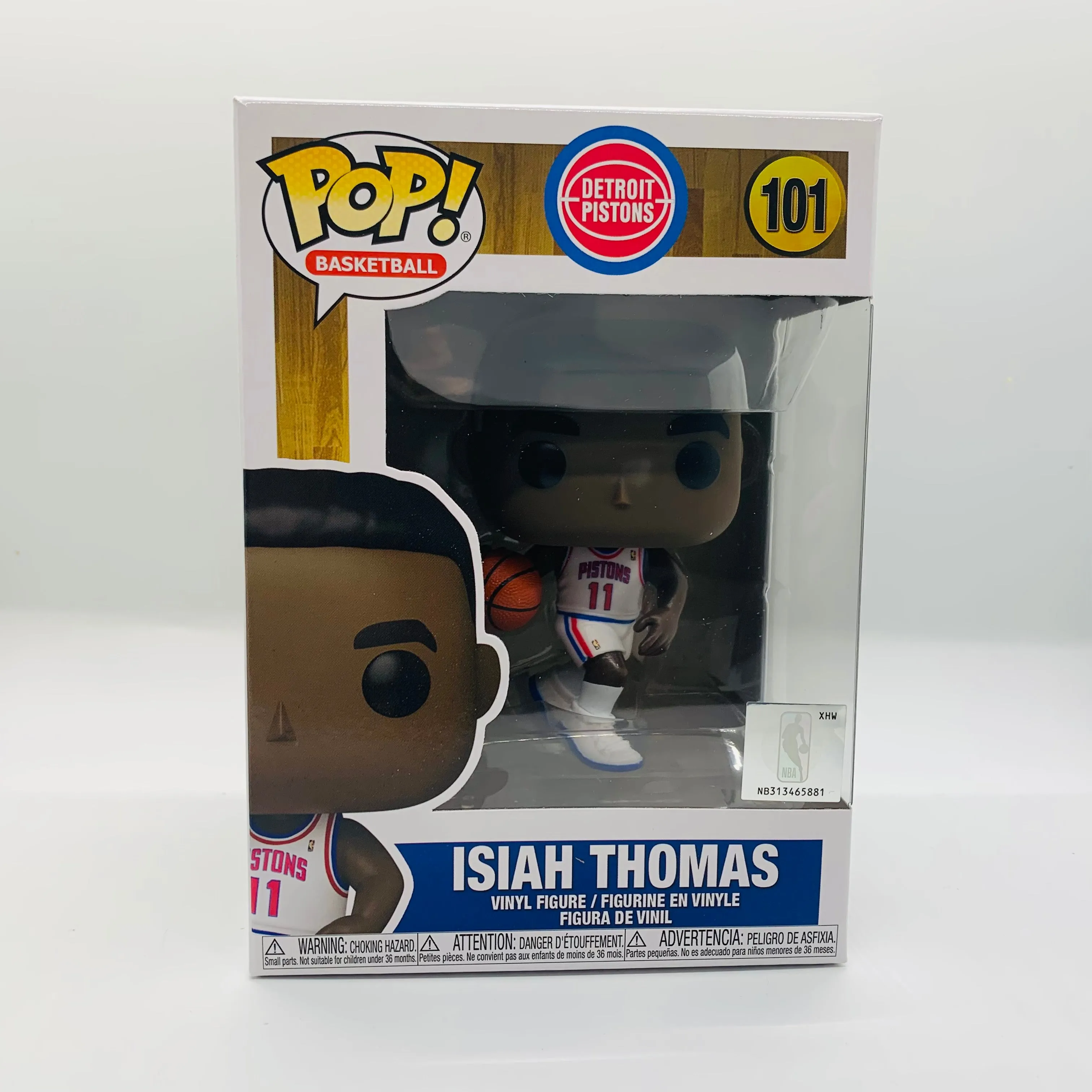 Funko POP! NBA Basketball Legends Isiah Thomas Hardwood Classics Detroit Pistons Figure #101!