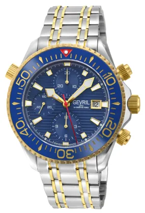 Gevril Men's Hudson Yards Chronograph 43mm Automatic Watch 48813B