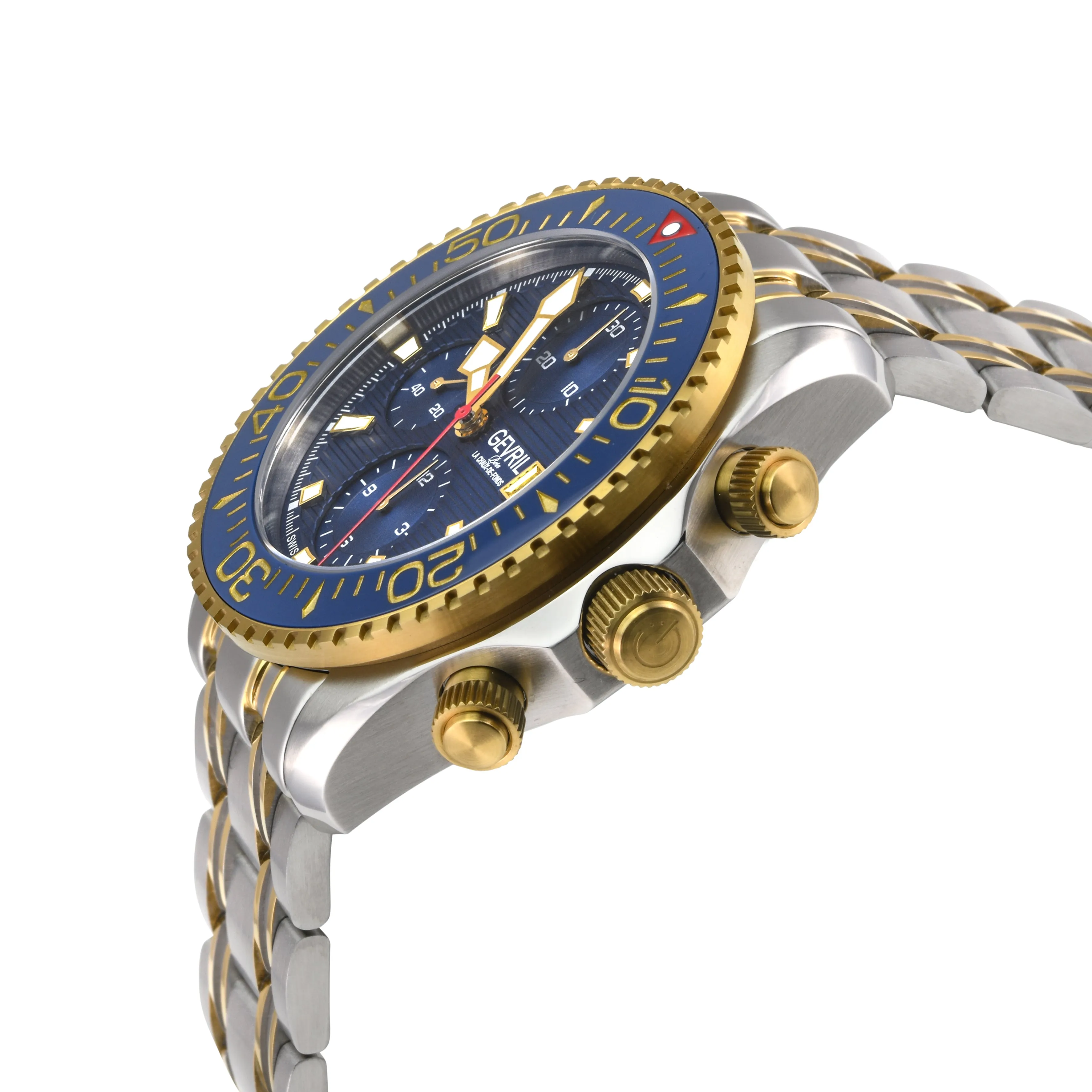 Gevril Men's Hudson Yards Chronograph 43mm Automatic Watch 48813B