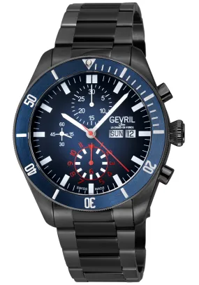Gevril Men's Yorkville Chronograph 43mm Automatic Watch 48623B