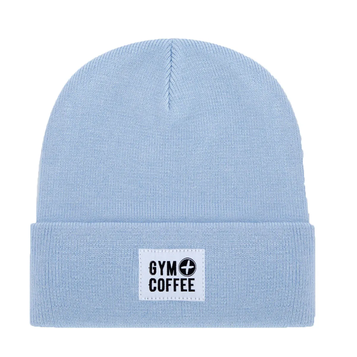Gym Coffee Knit Beanie - Sky Blue