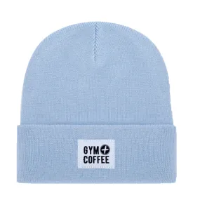 Gym Coffee Knit Beanie - Sky Blue