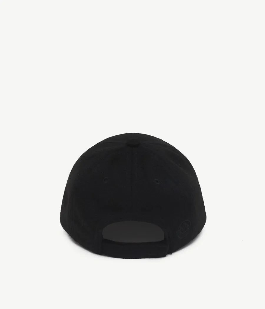 Hand-embroidered Wool Baseball Cap