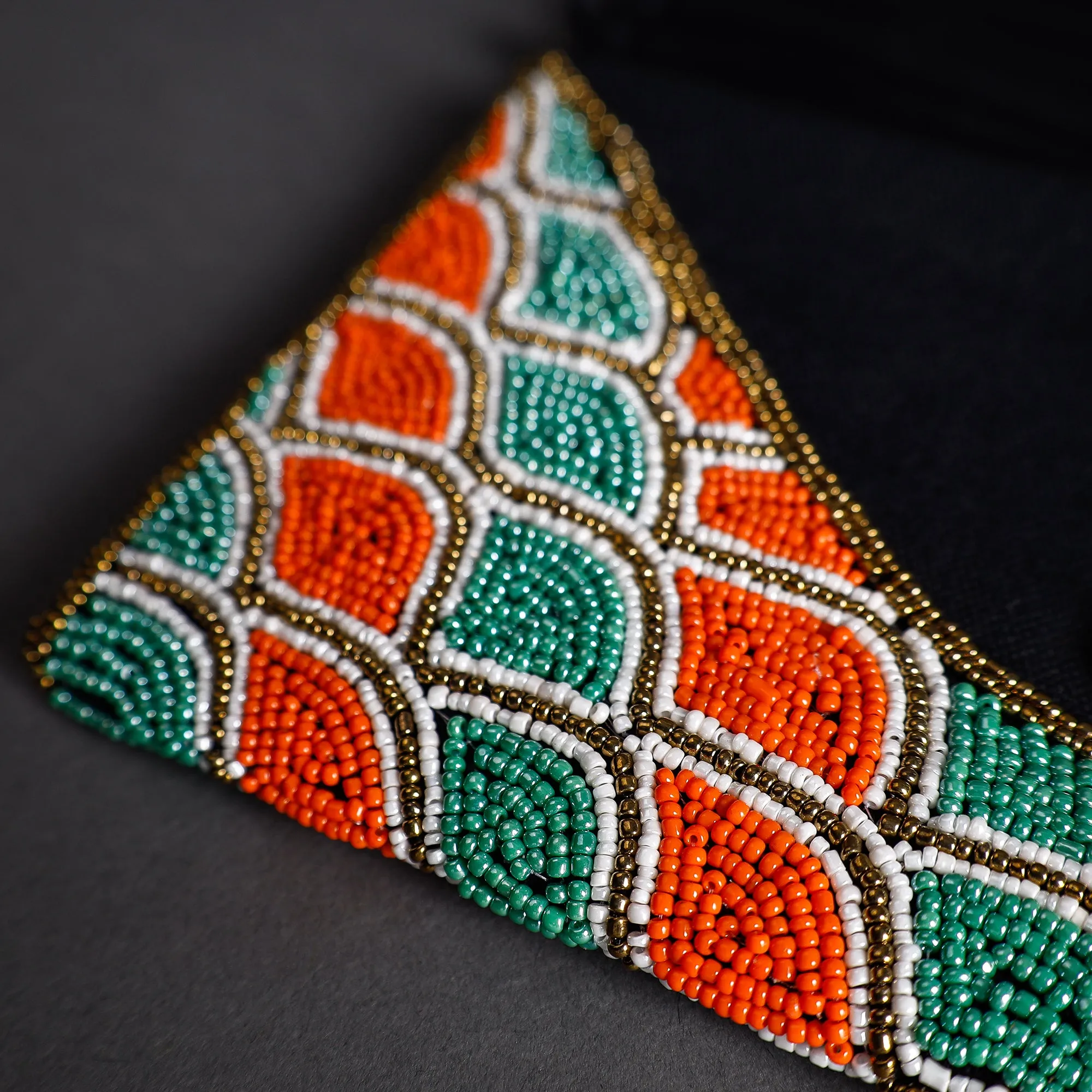 Handmade Bead Work Clutch