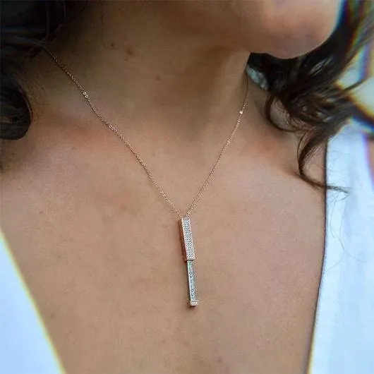 Hidden Message Necklace, Secret Message Necklace, Meaningful Message Lockets - Personalized Jewelry