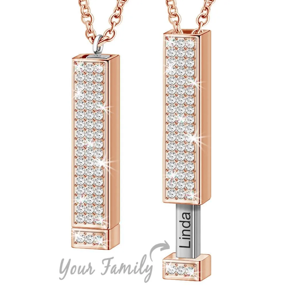 Hidden Message Necklace, Secret Message Necklace, Meaningful Message Lockets - Personalized Jewelry