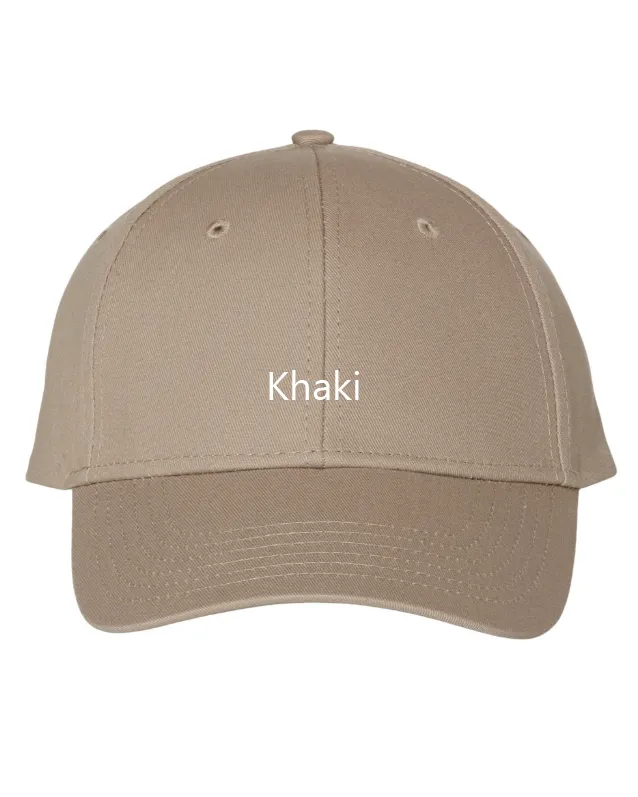 Highland Cow Hat Embroidered Off Center Structured Hat Chino Twill Farm