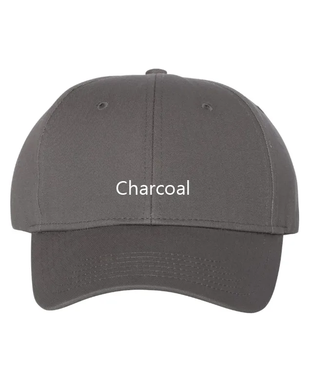 Highland Cow Hat Embroidered Off Center Structured Hat Chino Twill Farm