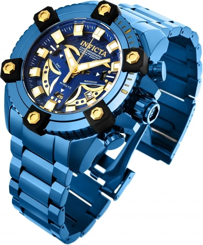 Invicta Coalition Forces Chronograph Quartz Blue Dial Men's Watch 27741