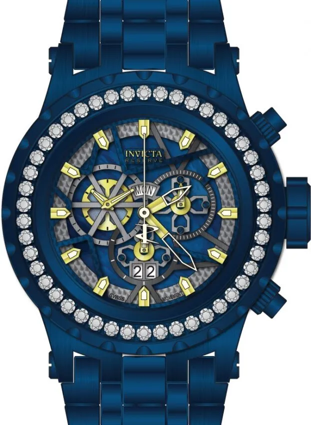 Invicta JT Chronograph Quartz Crystal Blue Dial Men's Watch 33991