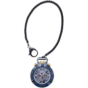 Invicta Men's Quartz Pocket Watch - Subaqua Noma III Chronograph Blue Chain | 34692