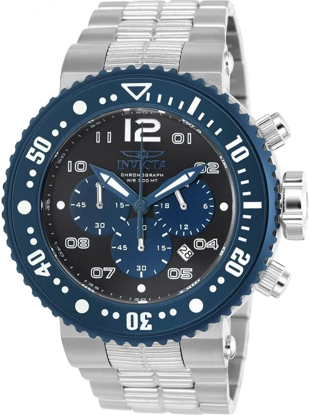 Invicta Pro Diver Chronograph Black Dial Men's Watch 25074