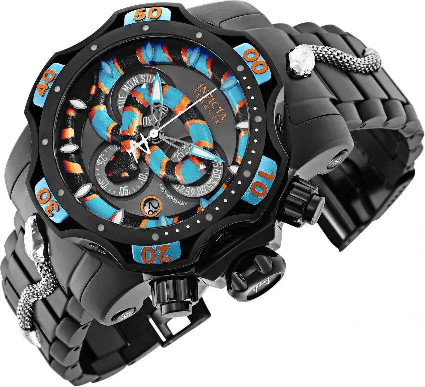 Invicta Reserve Venom Snake Chronograph Quartz Men's Watch 32038