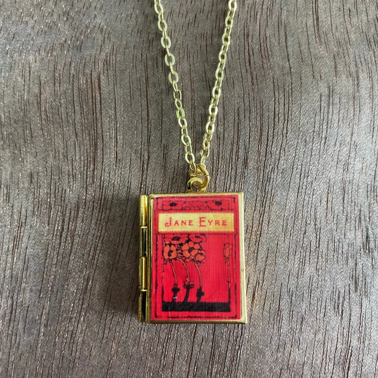 Jane Eyre Book Locket Necklace by Marshall and Rose