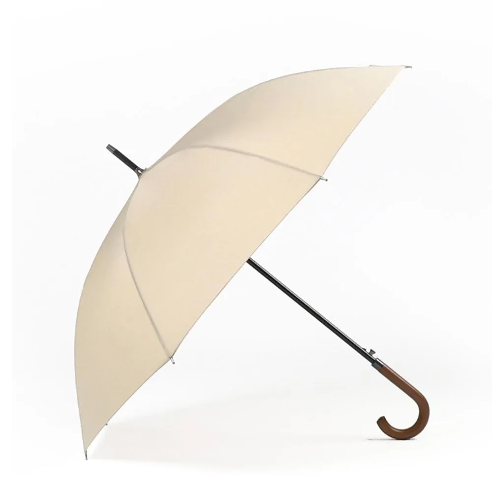 Japanese Long Umbrella 8K Windproof Wooden Handle Large Men Umbrellas Rain Classic Business Paraguas