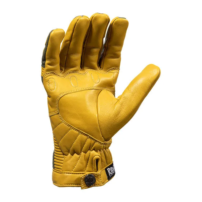 John Doe Durango Gloves Yellow / Olive CE Approved