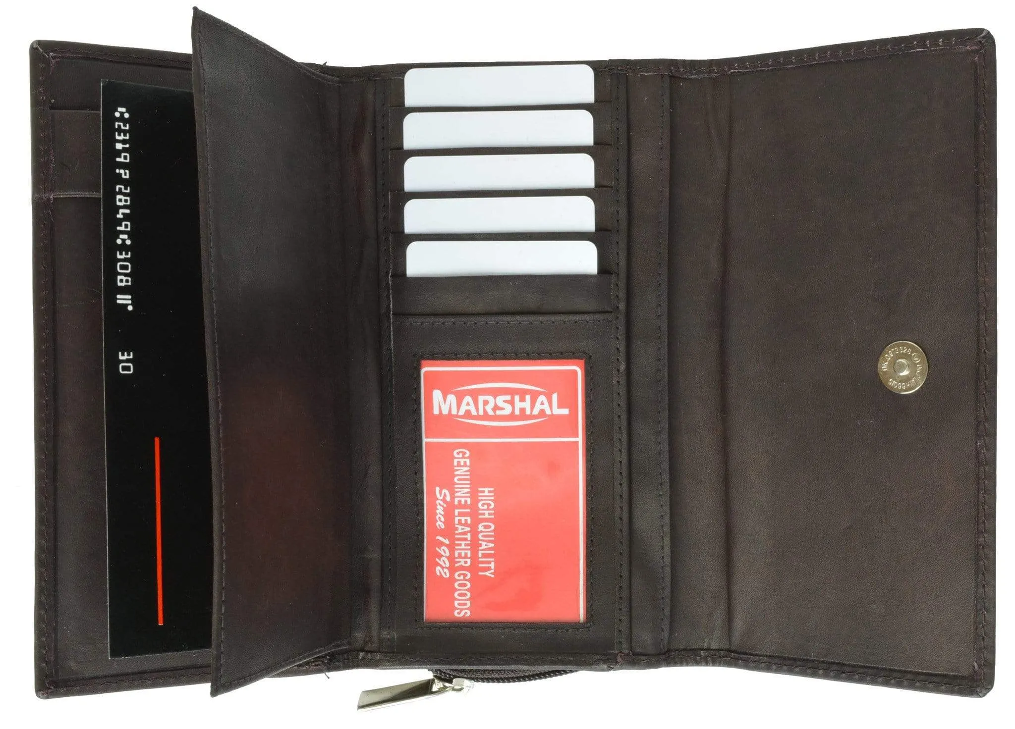 Ladies genuine leather wallet style - mw5575cf