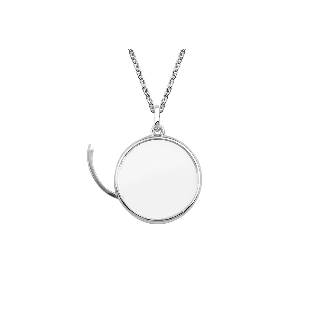 Large Silver Locket