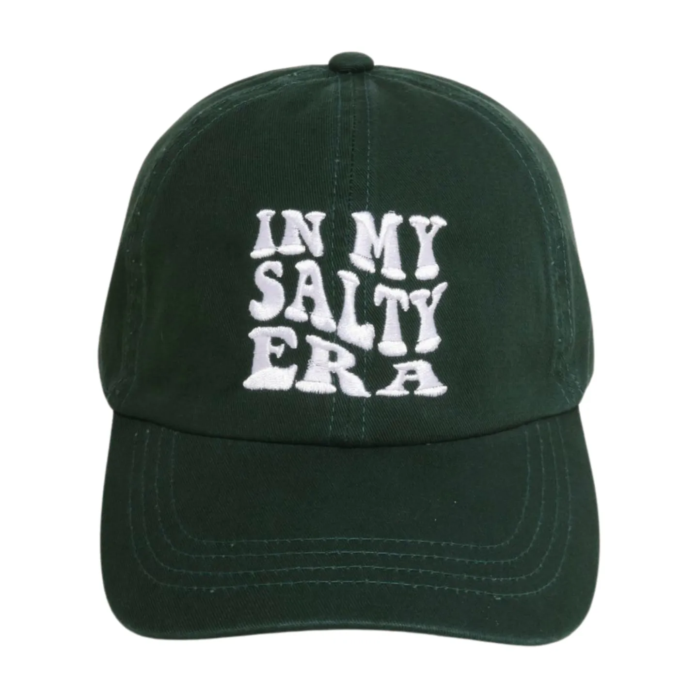 LCAP3436 - "IN MY SALTY ERA" EMBROIDERED BASEBALL CAP