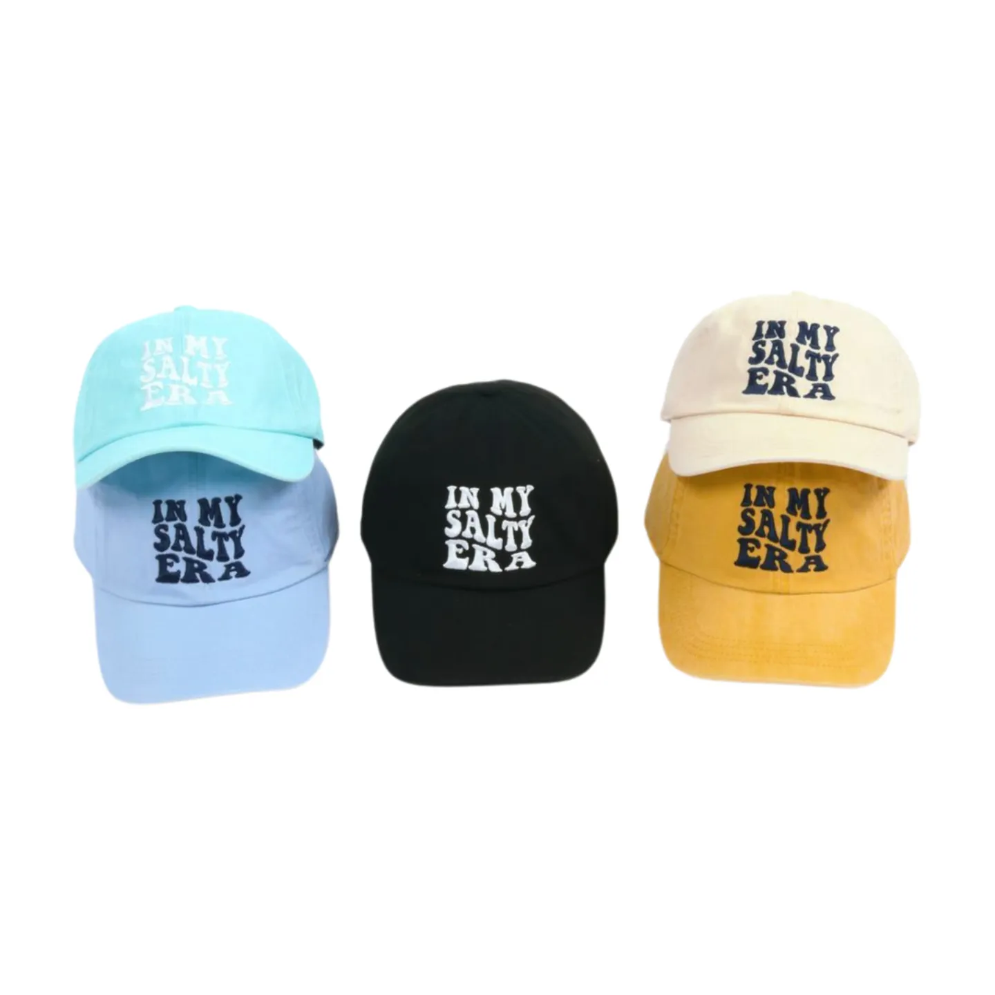 LCAP3436 - "IN MY SALTY ERA" EMBROIDERED BASEBALL CAP