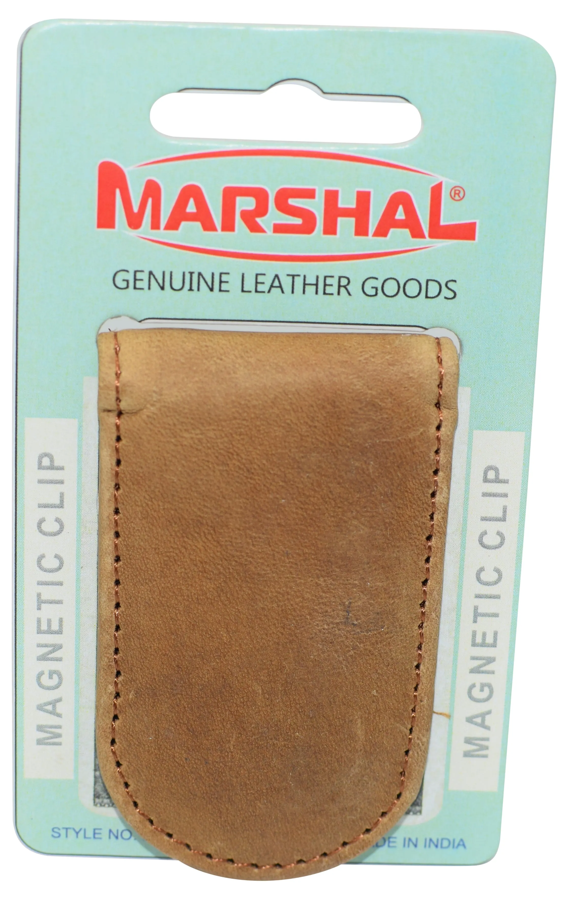 Leather Money Clip - Strong Magnets Holds 30  Bills for Men - Cash Leather Card Holder