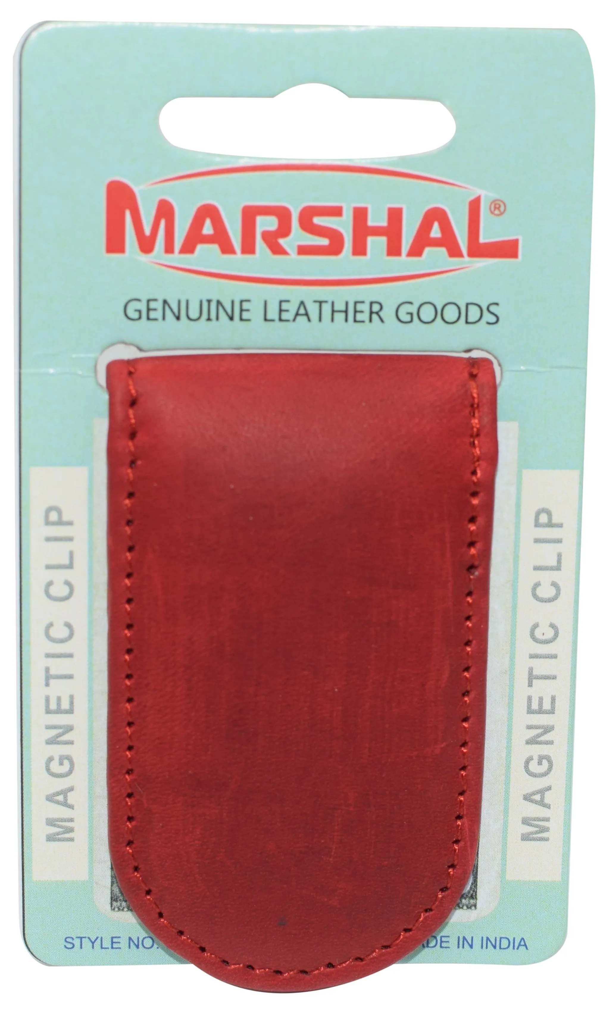 Leather Money Clip - Strong Magnets Holds 30  Bills for Men - Cash Leather Card Holder