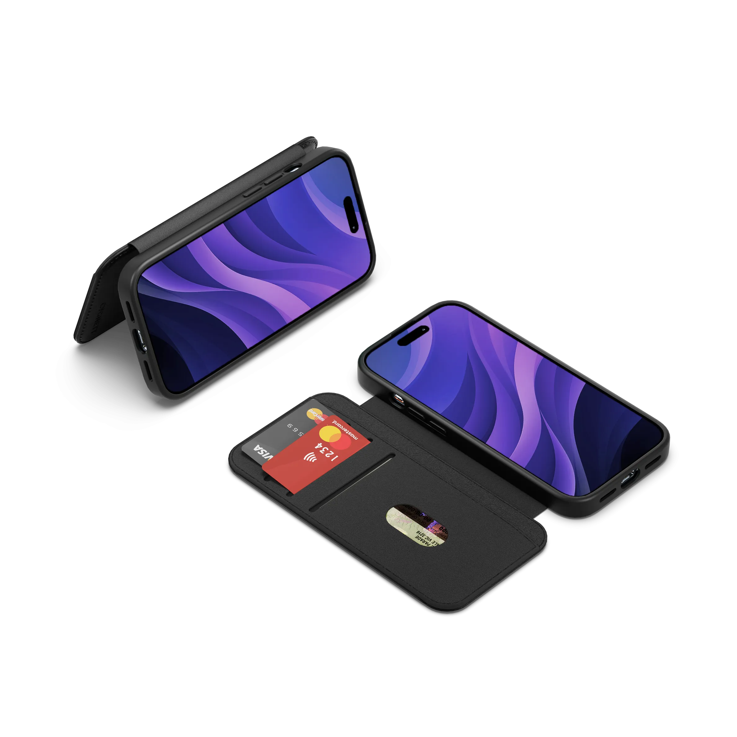 Leather Wallet Case for iPhone 16