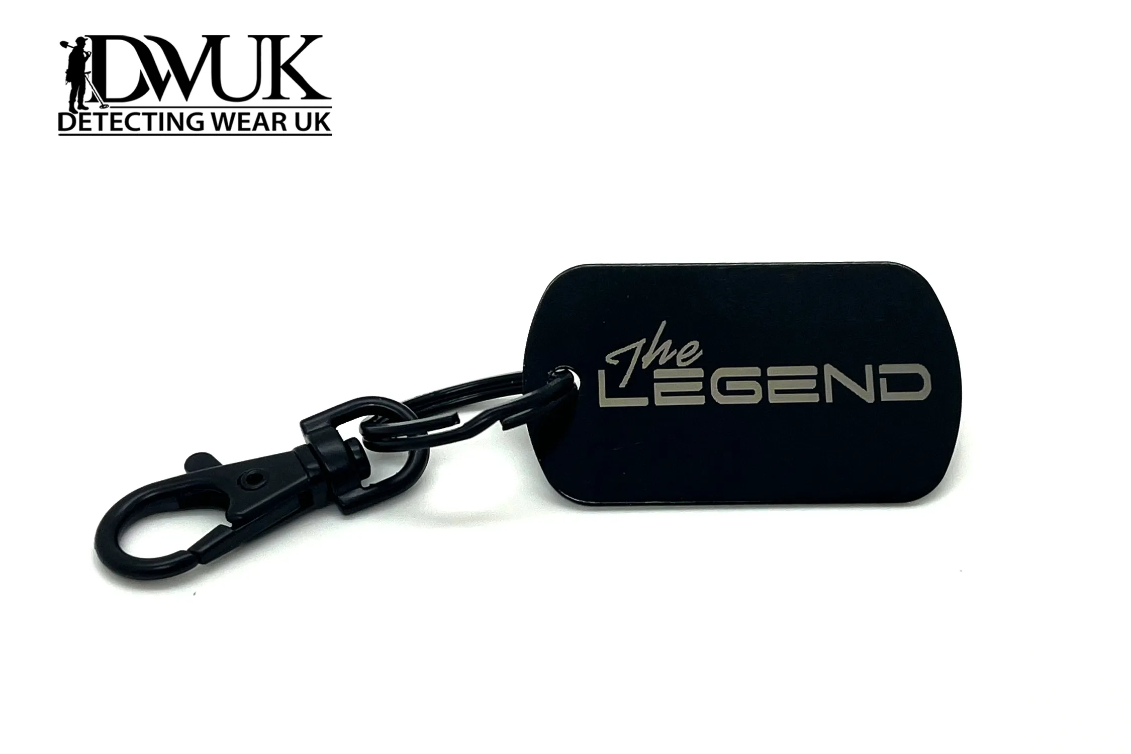 Legend Engraved Aluminium Keyring
