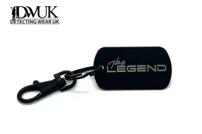 Legend Engraved Aluminium Keyring