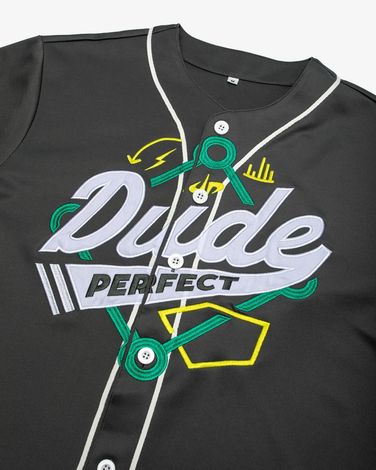 Let's Go Baseball Jersey (Charcoal)