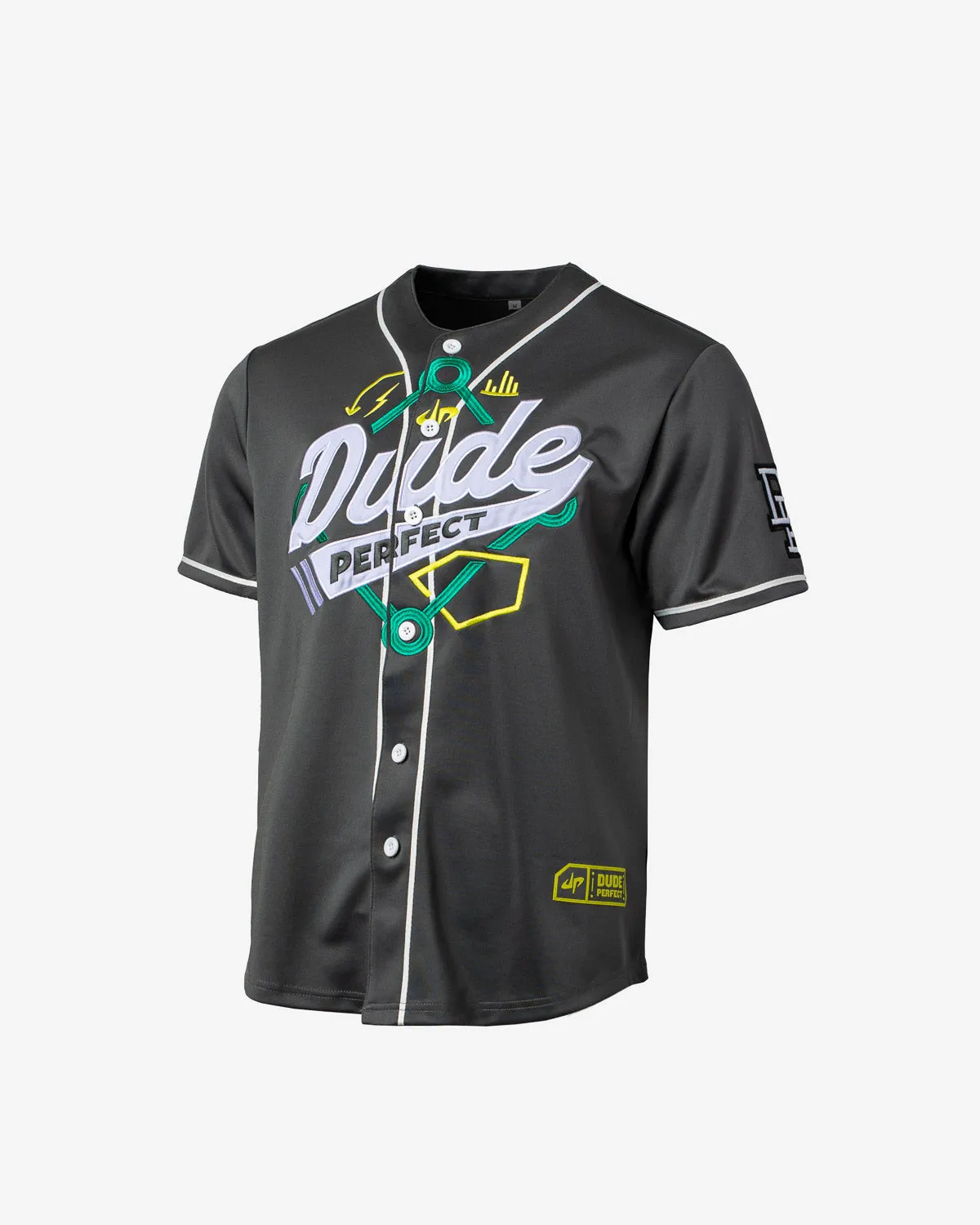 Let's Go Baseball Jersey (Charcoal)