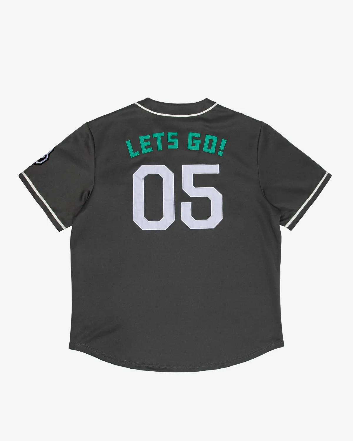 Let's Go Baseball Jersey (Charcoal)
