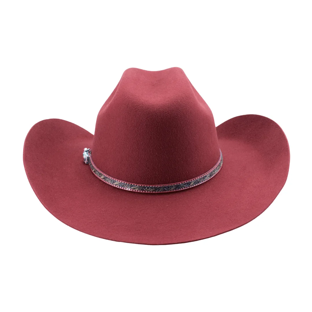 Life With You Felt 4x Hat- Carmine 0870CR