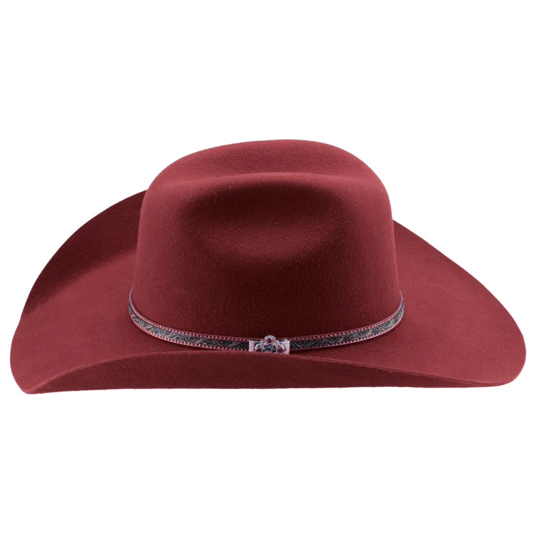 Life With You Felt 4x Hat- Carmine 0870CR