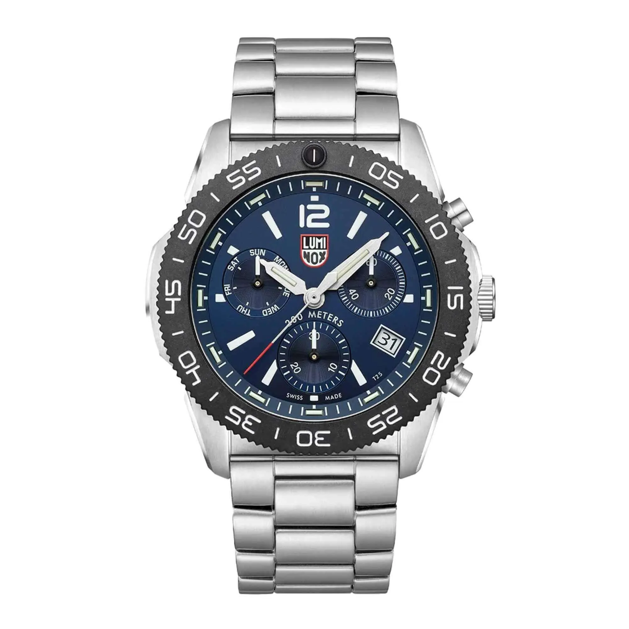 Luminox Men's Watch - Pacific Diver Swiss Quartz Chrono Blue Dial Bracelet | XS.3144