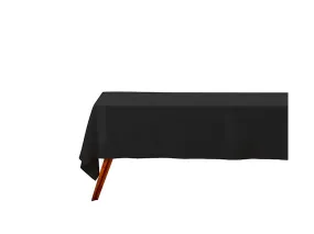 Maxwell & Williams Cotton Classics Rectangle Tablecloth 300x150cm Black