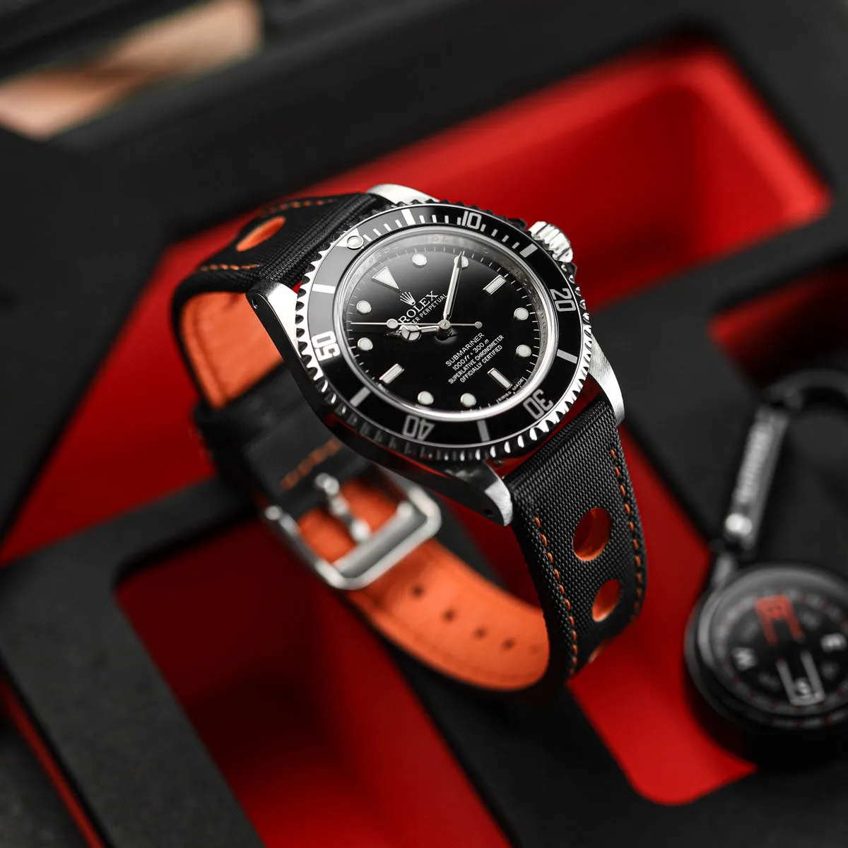 Mayday Anchor Sailcloth Divers Watch Strap - Shell