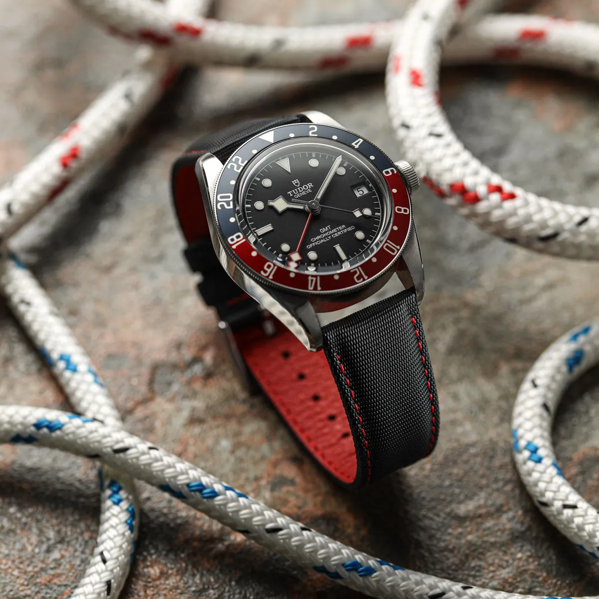 Mayday Regatta Sailcloth Divers Watch Strap - Oceanic