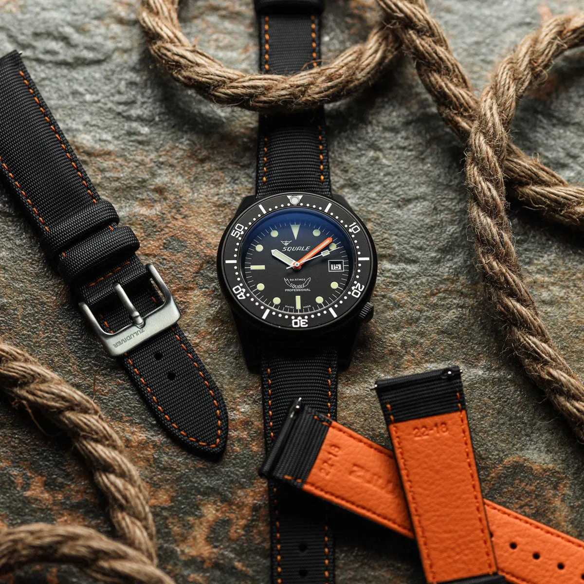 Mayday Regatta Sailcloth Divers Watch Strap - Oceanic