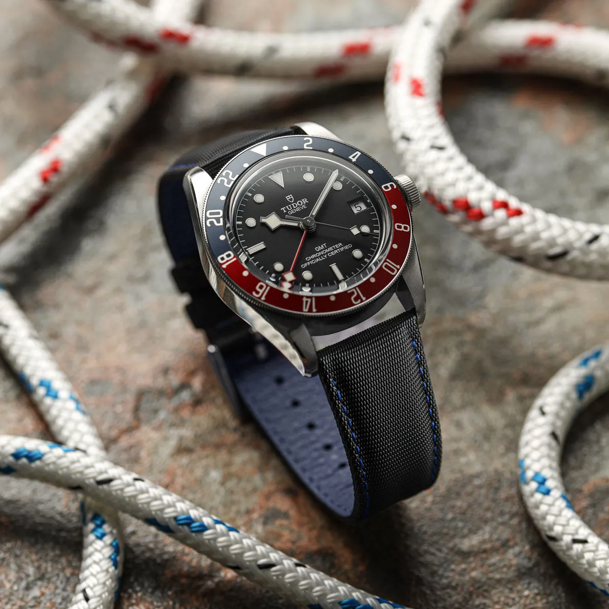 Mayday Regatta Sailcloth Divers Watch Strap - Oceanic
